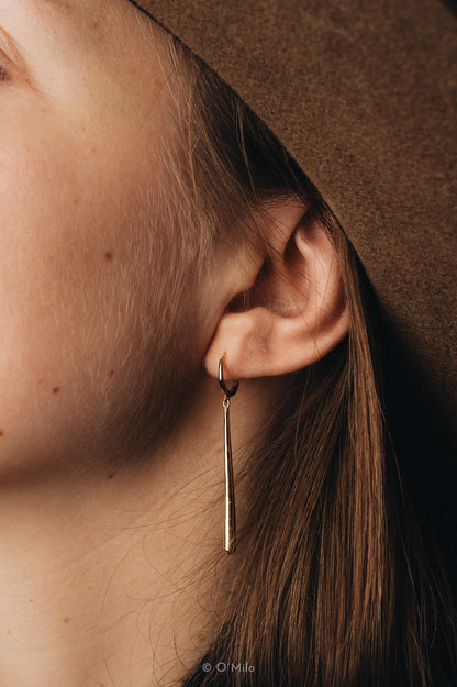 Silver Pendulum Earrings. Vela