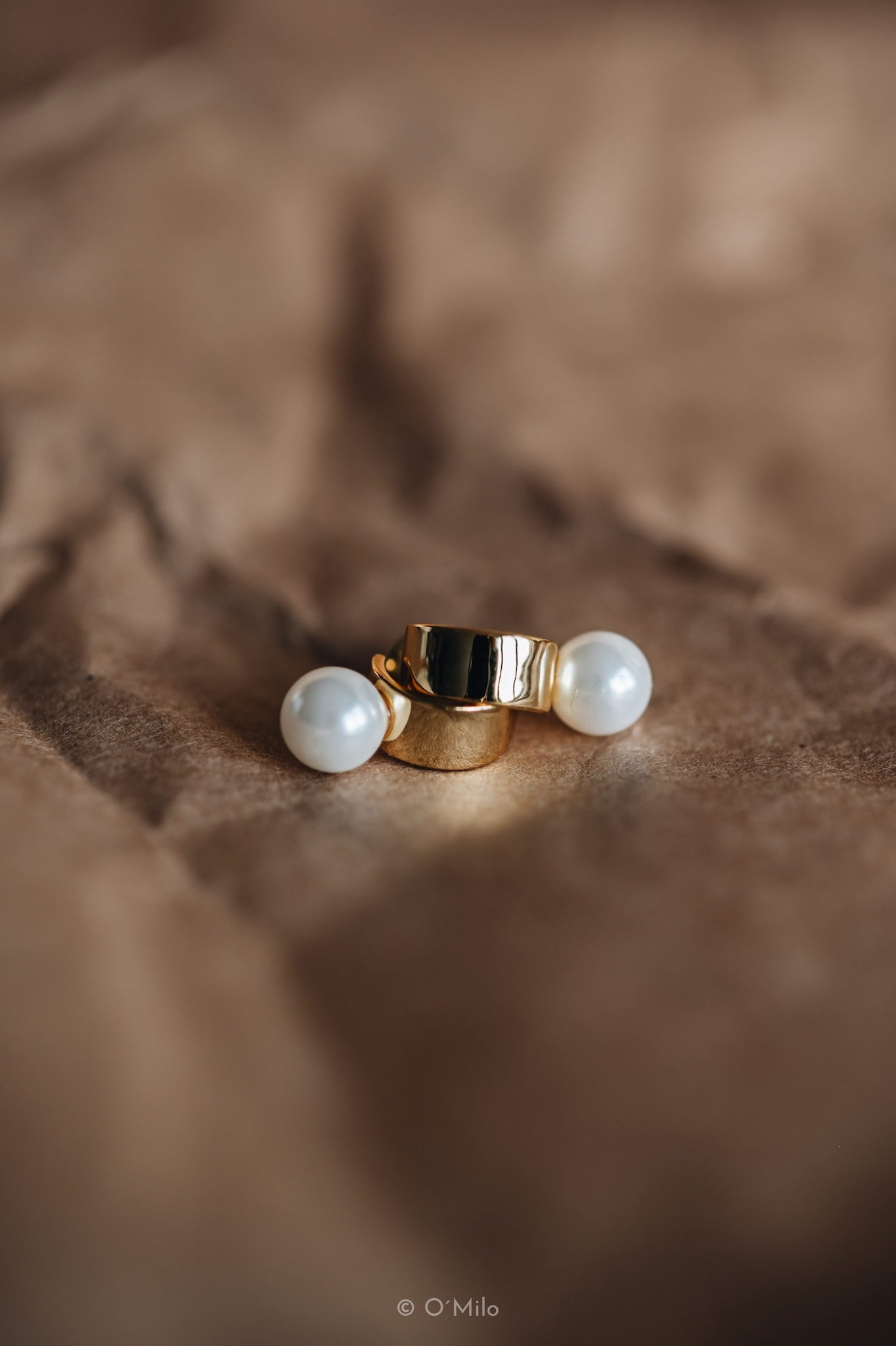 Pearl Hug Studs. Nura