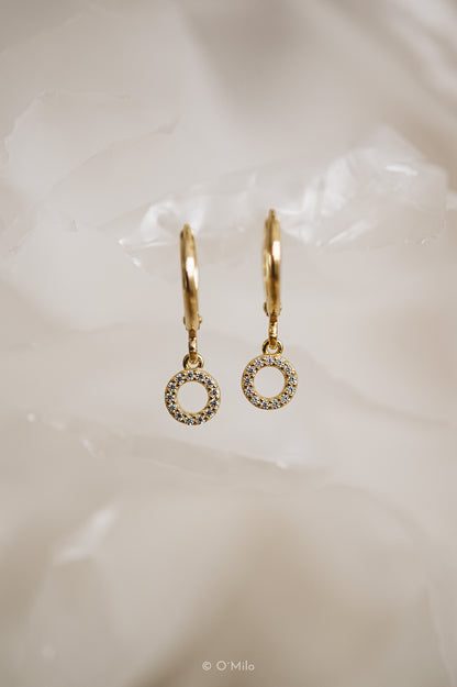 Circle Chandelier Earrings. Ecla