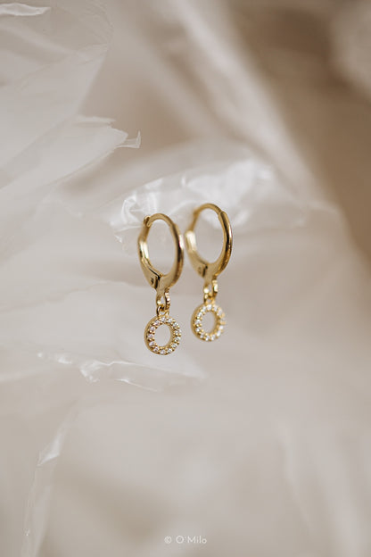 Circle Chandelier Earrings. Ecla