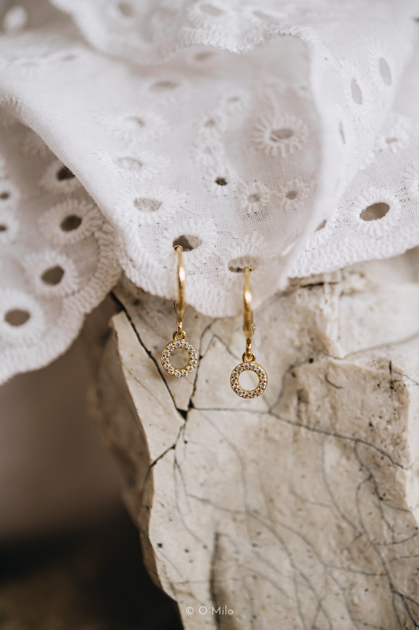 Circle Chandelier Earrings. Ecla