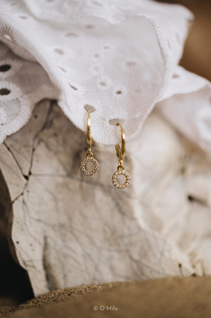 Circle Chandelier Earrings. Ecla