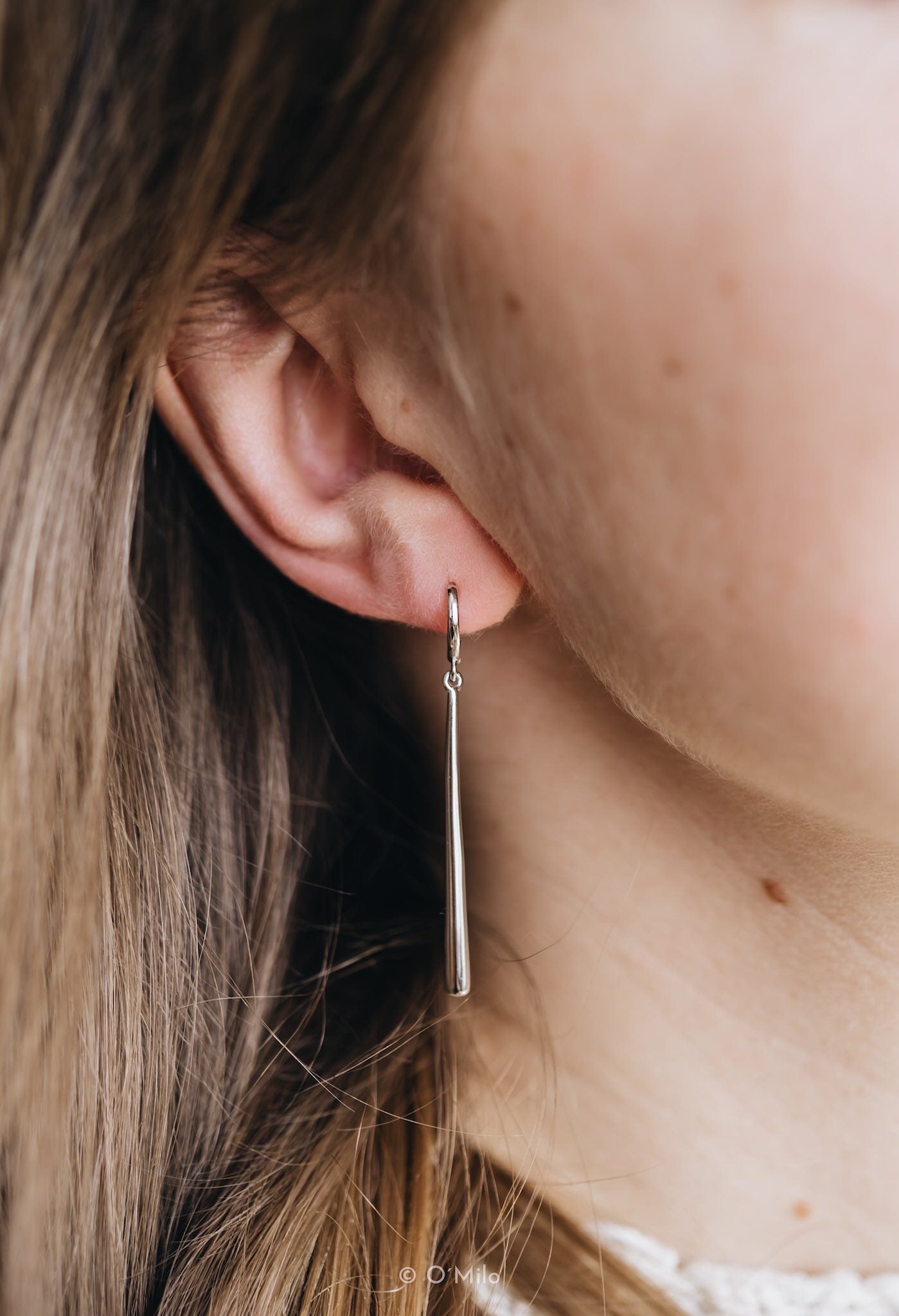 Silver Pendulum Earrings. Vela