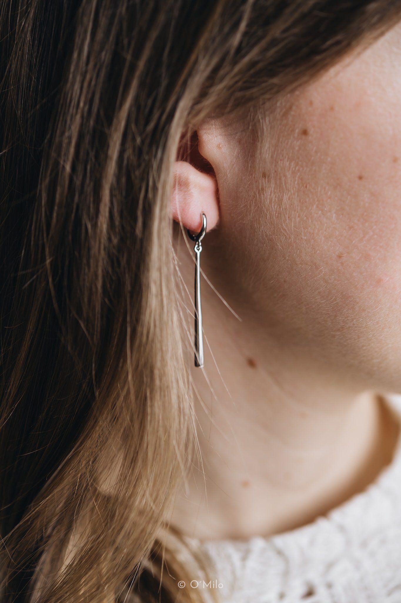 Silver Pendulum Earrings. Vela